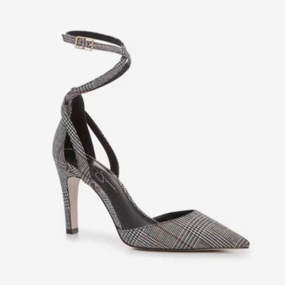 Jessica Simpson Rasheli Pump – Black/White Plaid – Size 9.5 – NIB - Picture 1 of 6